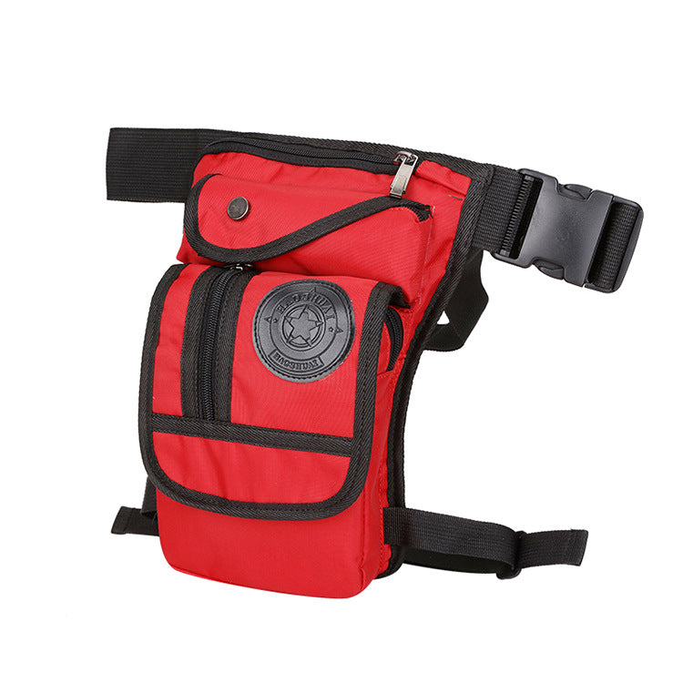 Multifunctional Fashion Nylon Leg Pannier Convenient Men's Waist Packs