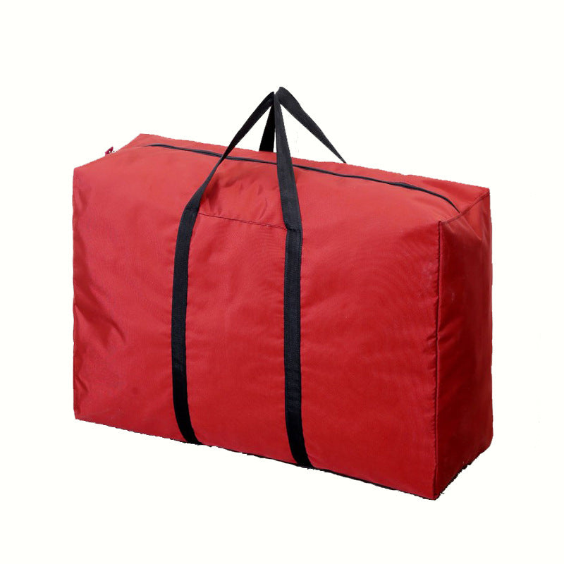 Women's Large Capacity Moving Clothes Quilt Storage Woven Solid Color Travel Bags