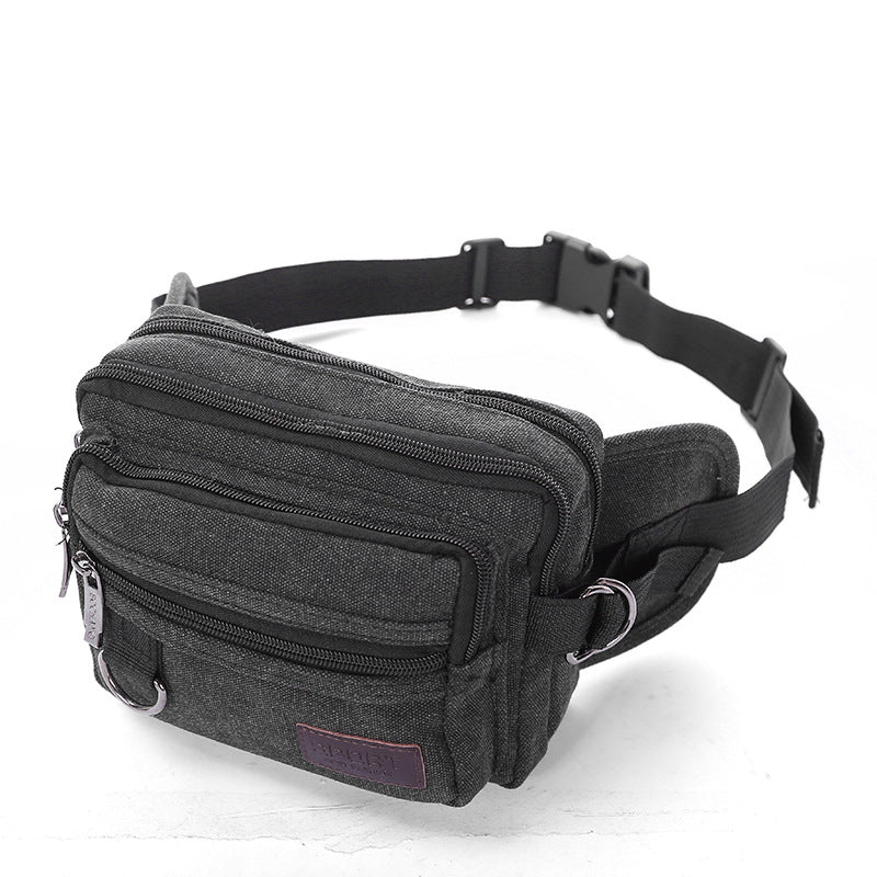 Men's Canvas Apron Leisure Cash Mobile Business Men's Waist Packs