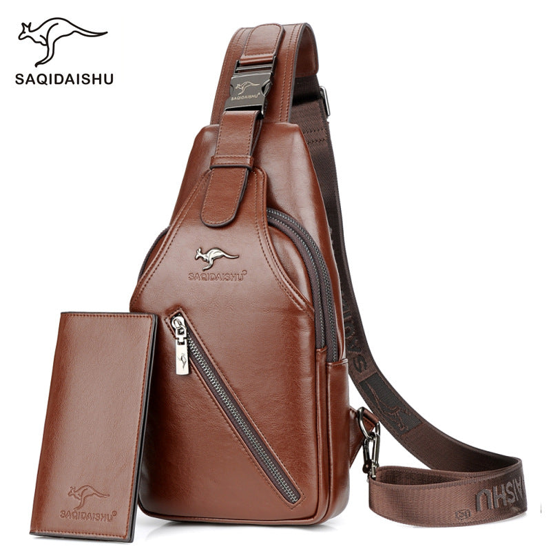 Men's Comfortable Kangaroo Trendy Household Business Men's Chest Bags