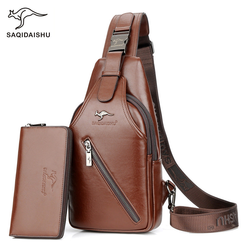 Men's Comfortable Kangaroo Trendy Household Business Men's Chest Bags
