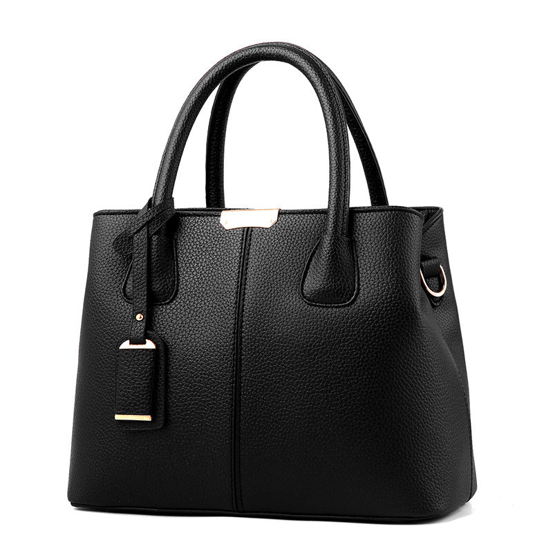 Women's Comfortable Graceful Litchi Pattern Fashion Handbags