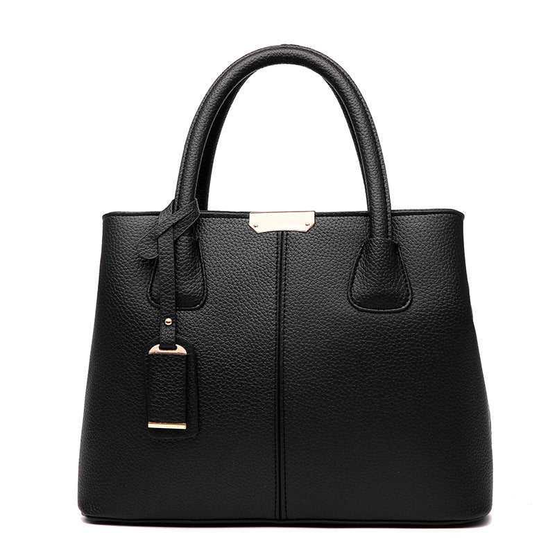 Women's Comfortable Graceful Litchi Pattern Fashion Handbags