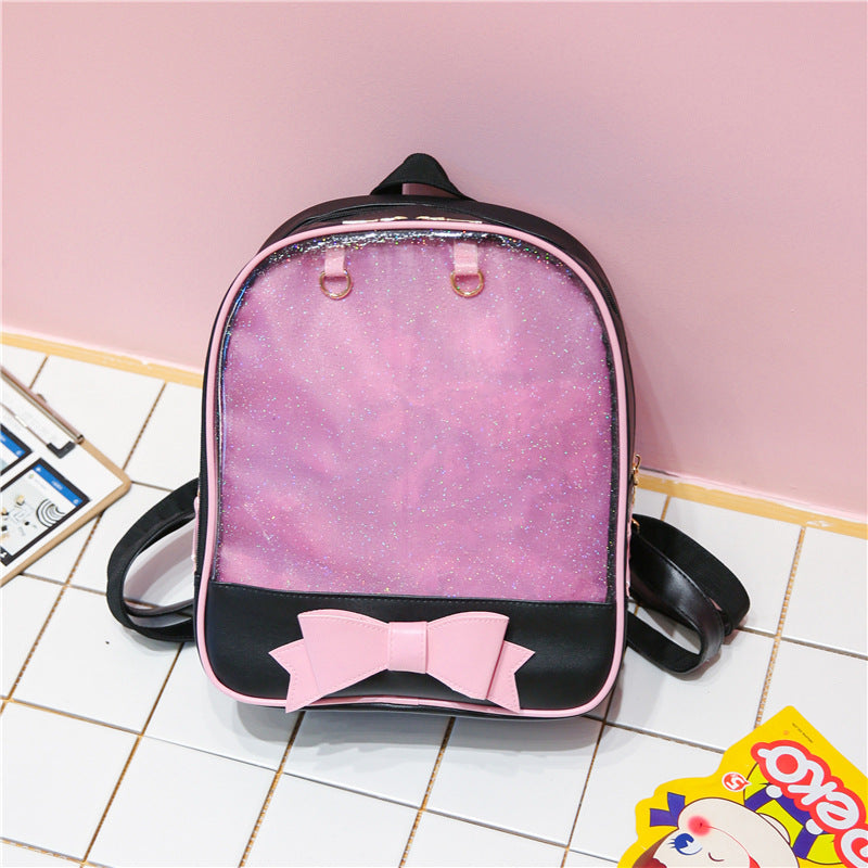 Women's Korean Style Fashion Bowknot Trend Simple Backpacks