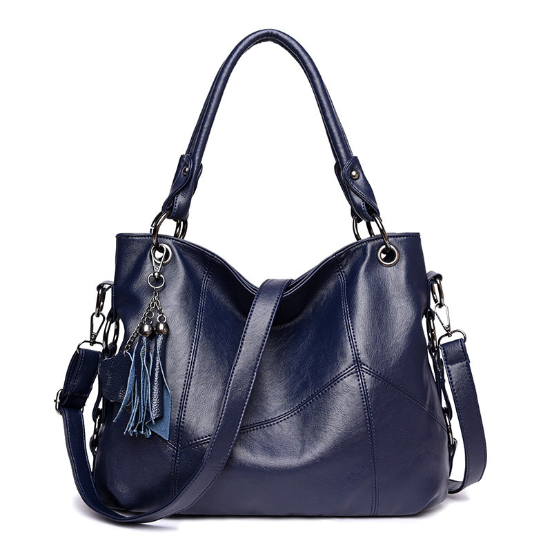 Women's Large Fashion Mom Fan Capacity Soft Shoulder Bags