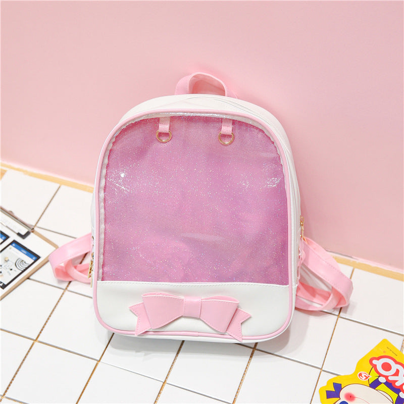 Women's Korean Style Fashion Bowknot Trend Simple Backpacks