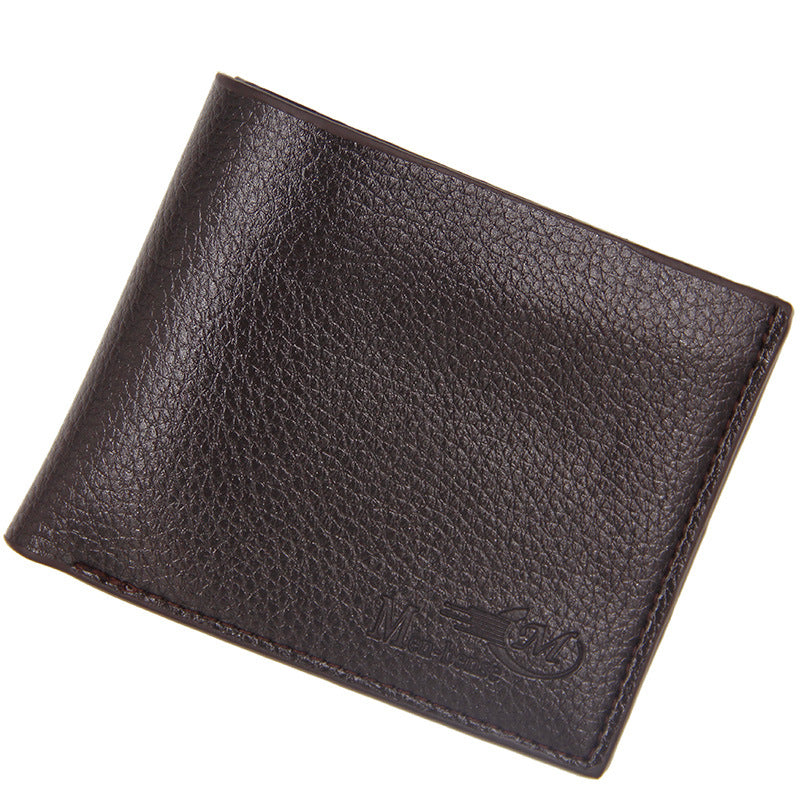 Men's Short Large Capacity Fashion Simple Thin Men's Wallets