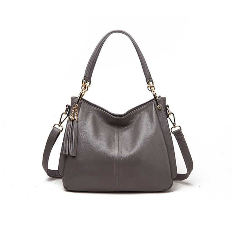 Women's Summer Street Fashion Leather Solid Crossbody Bags