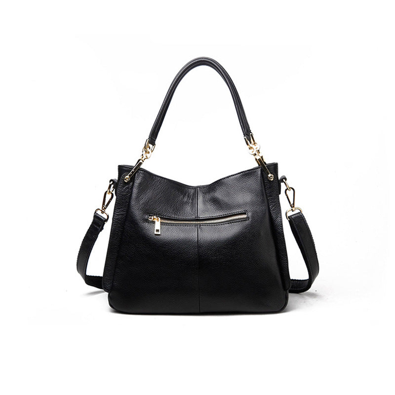 Women's Summer Street Fashion Leather Solid Crossbody Bags