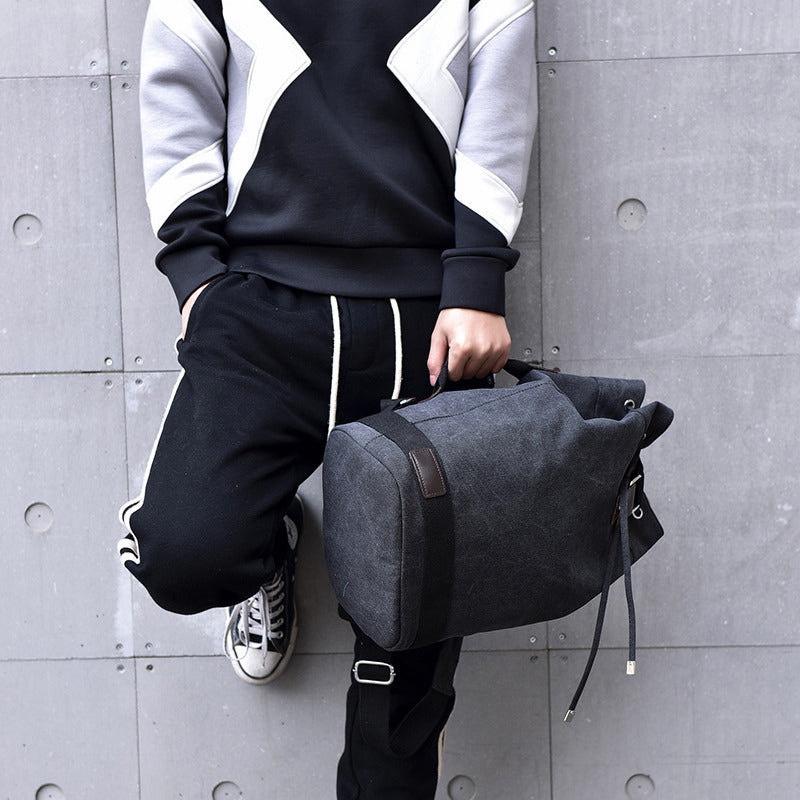 Durable Men's Fashion Canvas Computer Unisex Backpacks