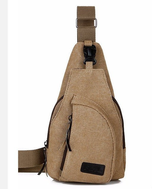 Innovative Men's Trendy Versatile Korean Canvas Men's Chest Bags