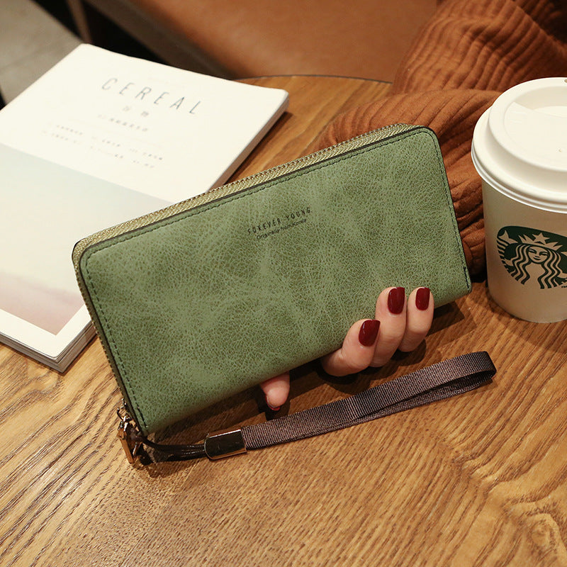 Women's Long Multifunctional Mobile Female Zipper Ladies Wallet