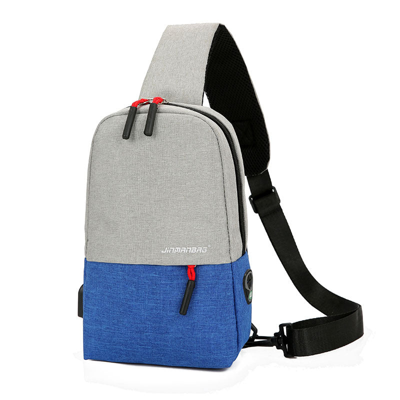 Fashion Unisex Large Capacity Versatile Oxford Men's Chest Bags