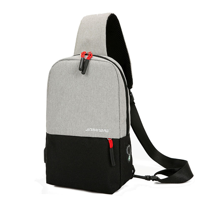 Fashion Unisex Large Capacity Versatile Oxford Men's Chest Bags