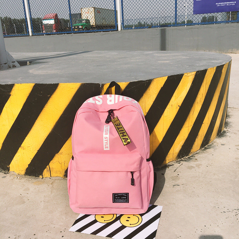 Canvas Korean Style Fashion Computer Female Backpacks