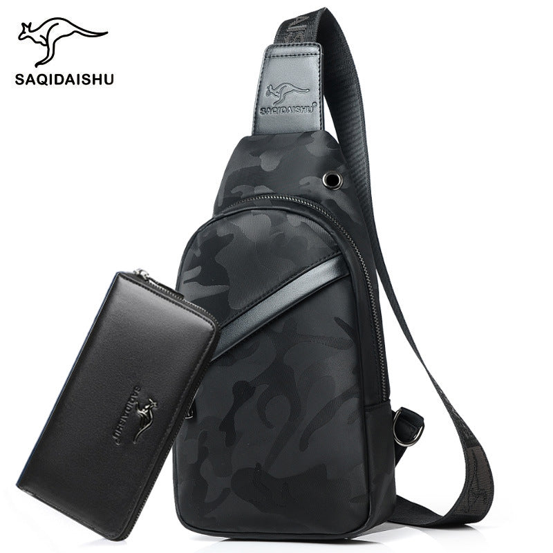 Cool Men's Classy Korean Fashionable Oxford Men's Chest Bags