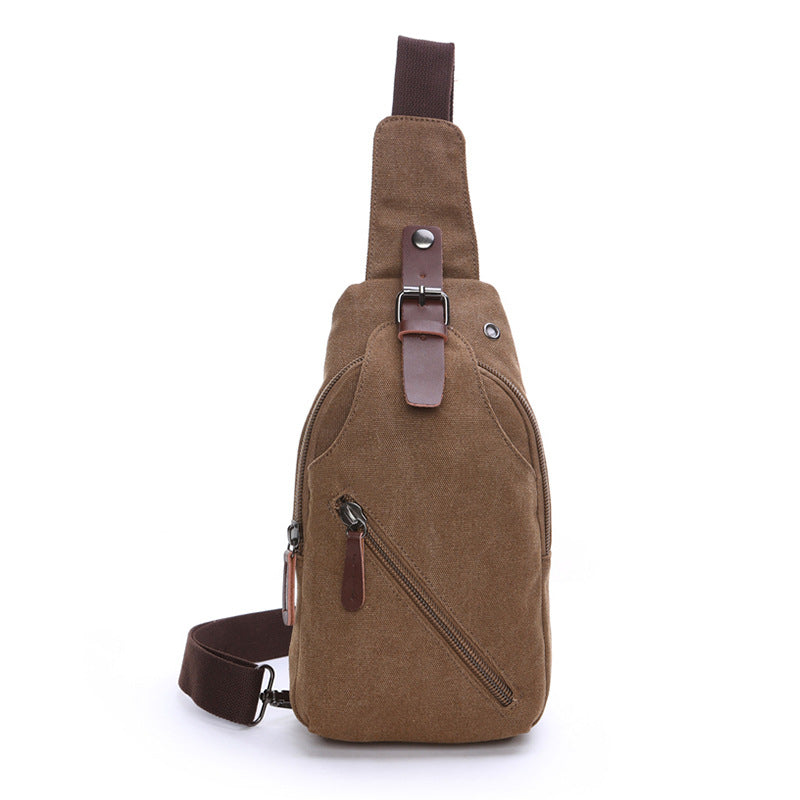 Durable Men's Washed Canvas Street Leisure Bags