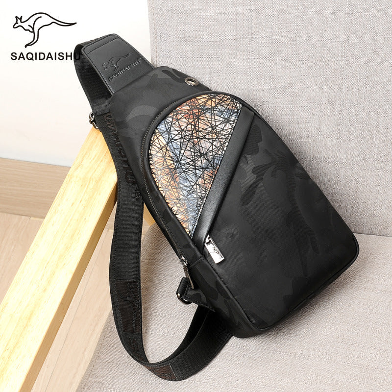 Cool Men's Classy Korean Fashionable Oxford Men's Chest Bags