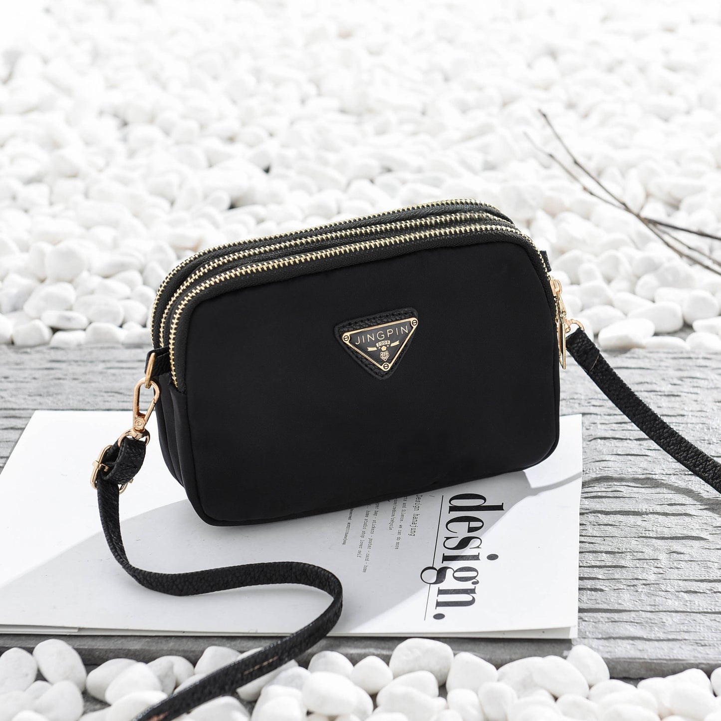 Women's Summer Oxford Fabric Retro Solid Color Shoulder Bags
