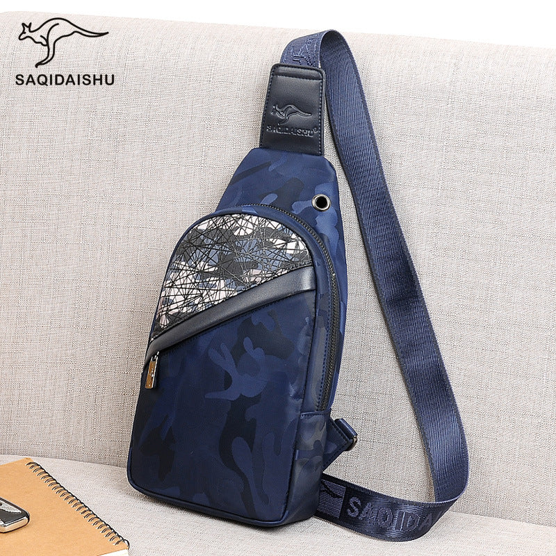 Cool Men's Classy Korean Fashionable Oxford Men's Chest Bags