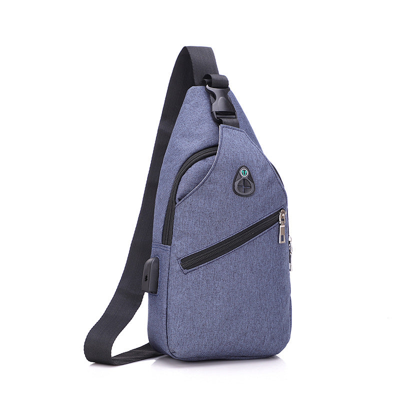 Attractive Men's Elegant Simple Fashionable Green Men's Chest Bags