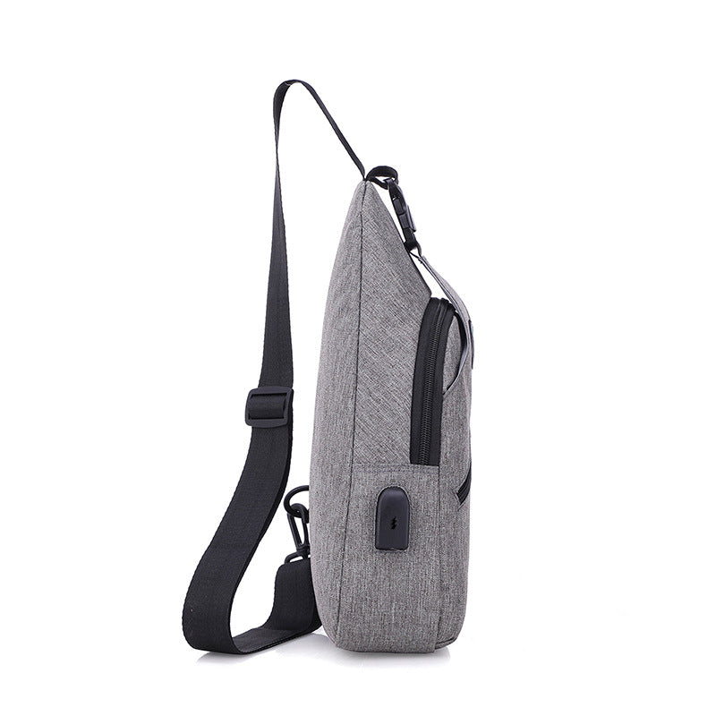 Attractive Men's Elegant Simple Fashionable Green Men's Chest Bags