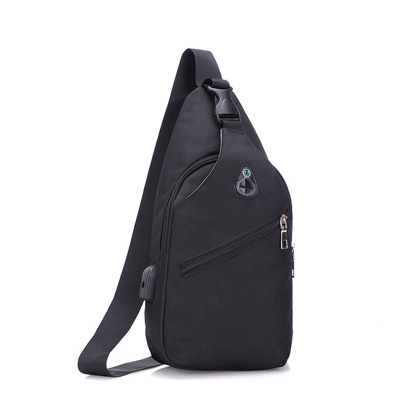 Attractive Men's Elegant Simple Fashionable Green Men's Chest Bags
