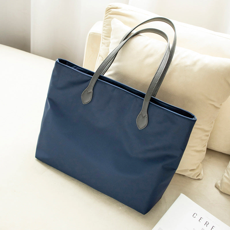 Women's Simple Large Capacity Nylon Oxford Cloth Shoulder Bags