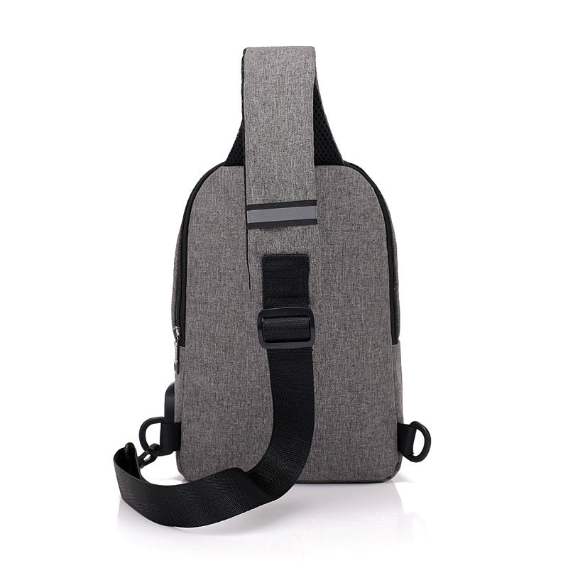 Stall Fashion Trend Multifunctional Waterproof Oxford Men's Chest Bags