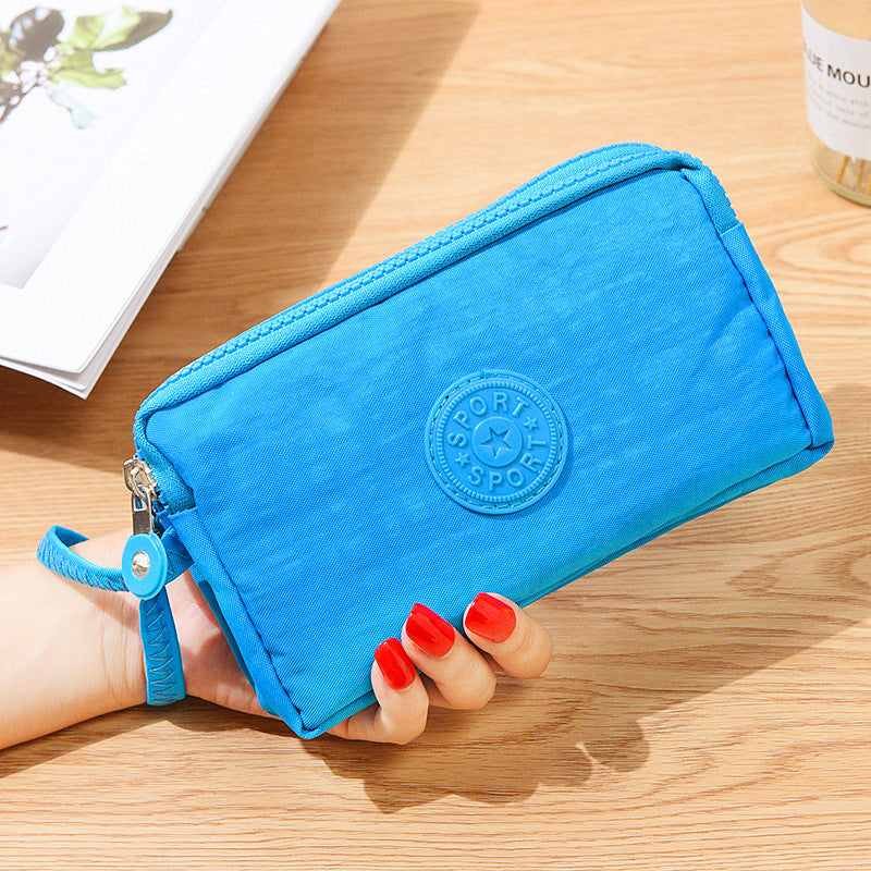 Women's Korean Fabric Clutch Long Fashion Large Capacity Coin Purses