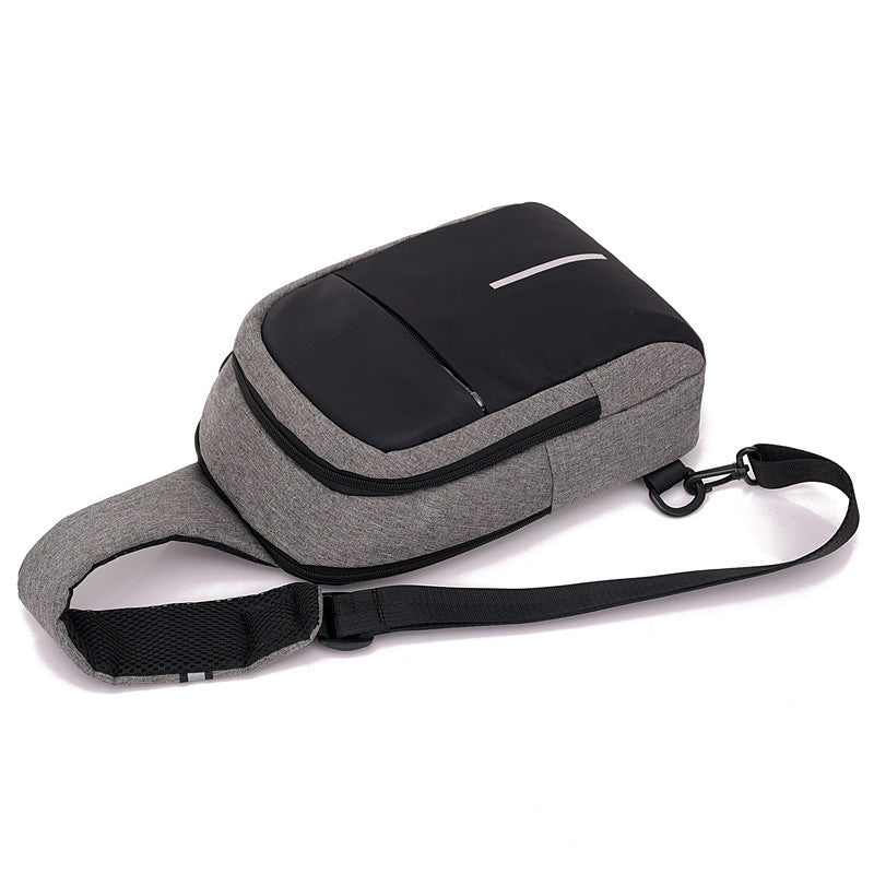 Stall Fashion Trend Multifunctional Waterproof Oxford Men's Chest Bags