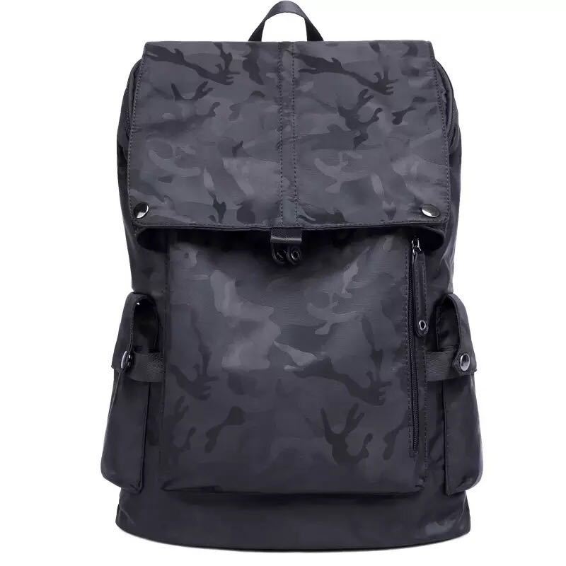 Fashion Trendy Unique Male High College Korean Style Large Capacity Backpacks
