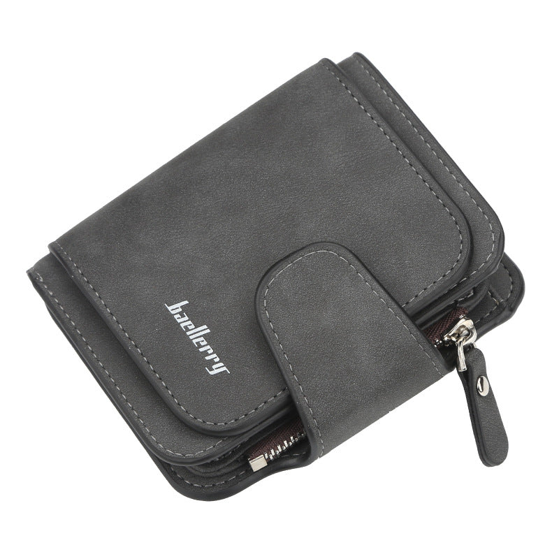 Women's Korean Matte Leather Cute Refreshing Ladies Wallets