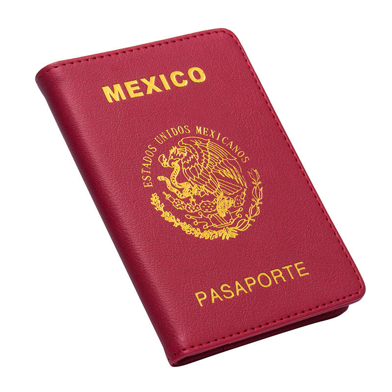 North America Mexico Passport Jacket Cover Card Holder