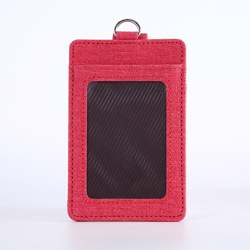 Work Name Tag Retractable Lanyard Access Card Holder