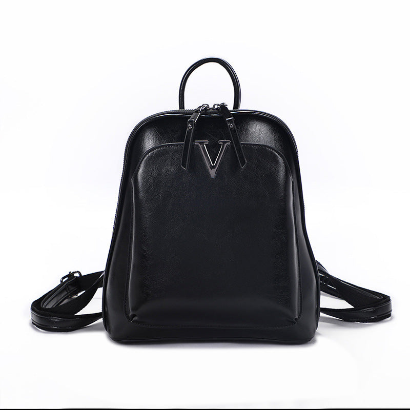 Women's Leather Fashion Classic Multifunctional College Style Bags