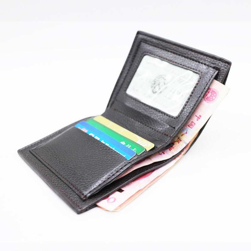 Men's Short Man's Hardware Hinge Position Mixed Men's Wallets