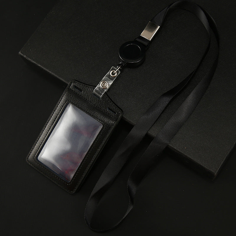 Work Name Tag Retractable Lanyard Airport Card Holder
