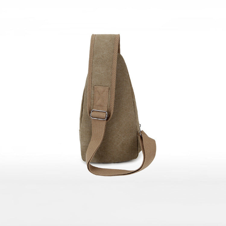 Women's & Men's & Large Capacity Canvas Riding Men's Chest Bags