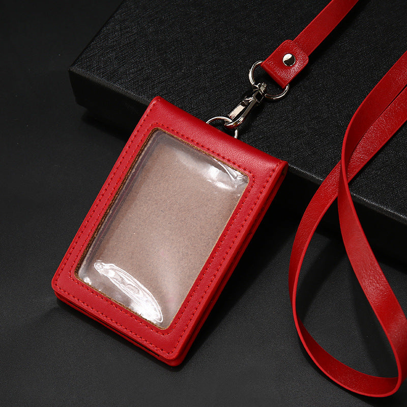 Leather Half Fold Air Airport Multiple Card Holder