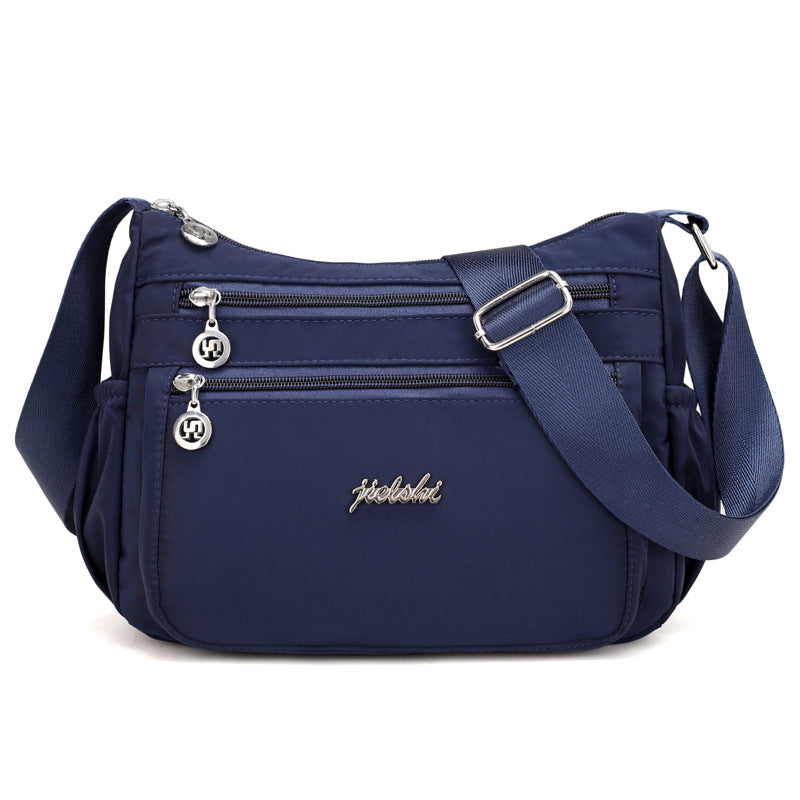 Stylish Women's Slouchy Printed Nylon Dumpling Crossbody Bags