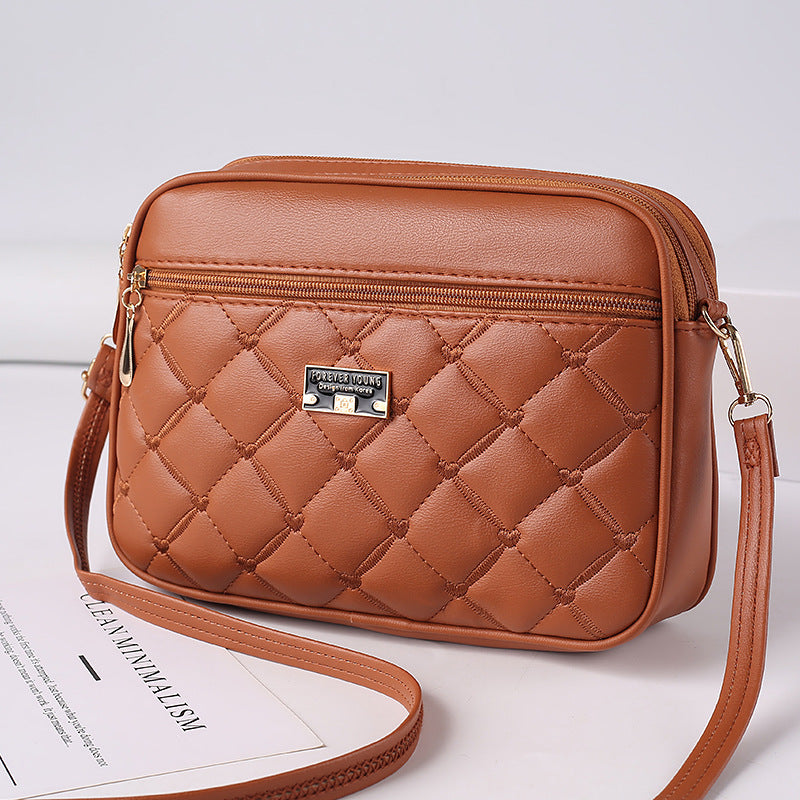 Women's Winter Korean Fashion Diamond Pattern Bags