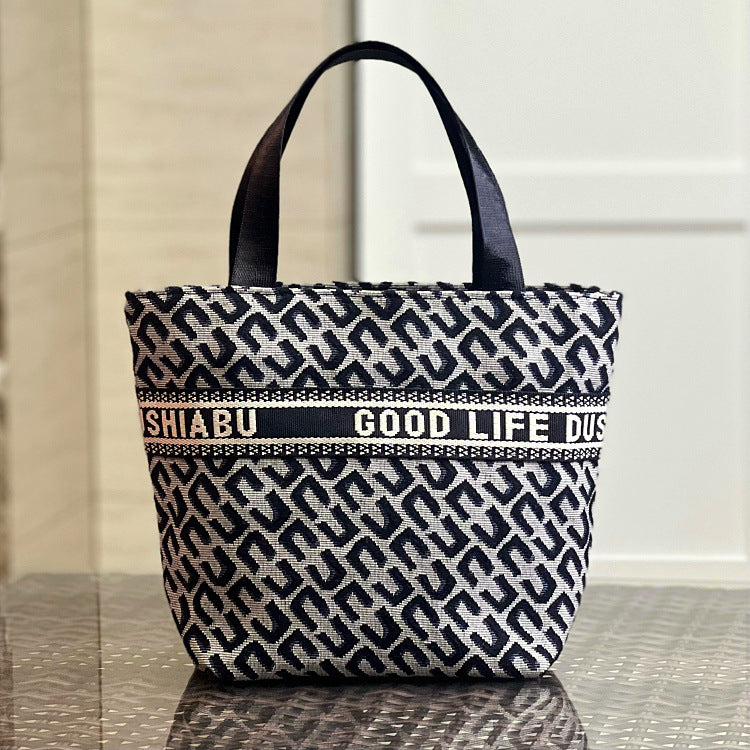 Women's Korean Style Letters Wash Mummy Lunch Cosmetic Bags