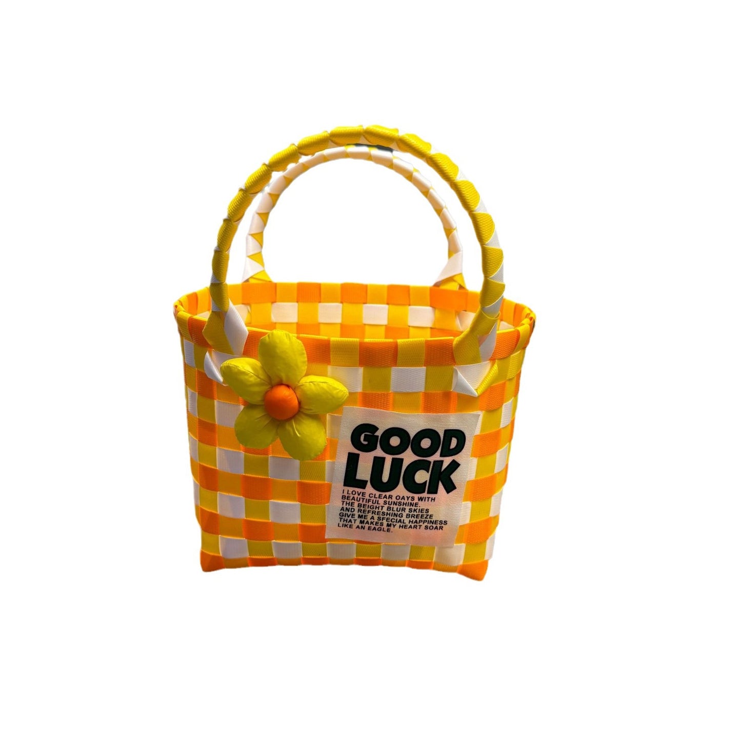 Woven Vegetable Basket With Hand Gift Handbags