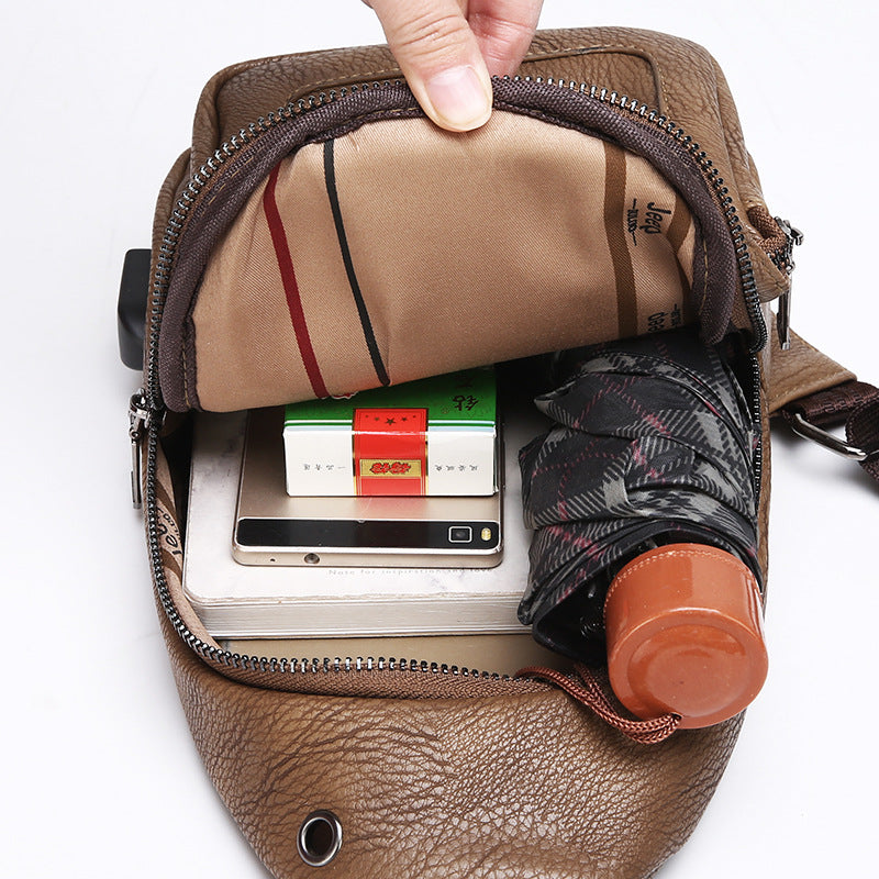 Attractive Men's Classy Fashion Korean Style Men's Chest Bags