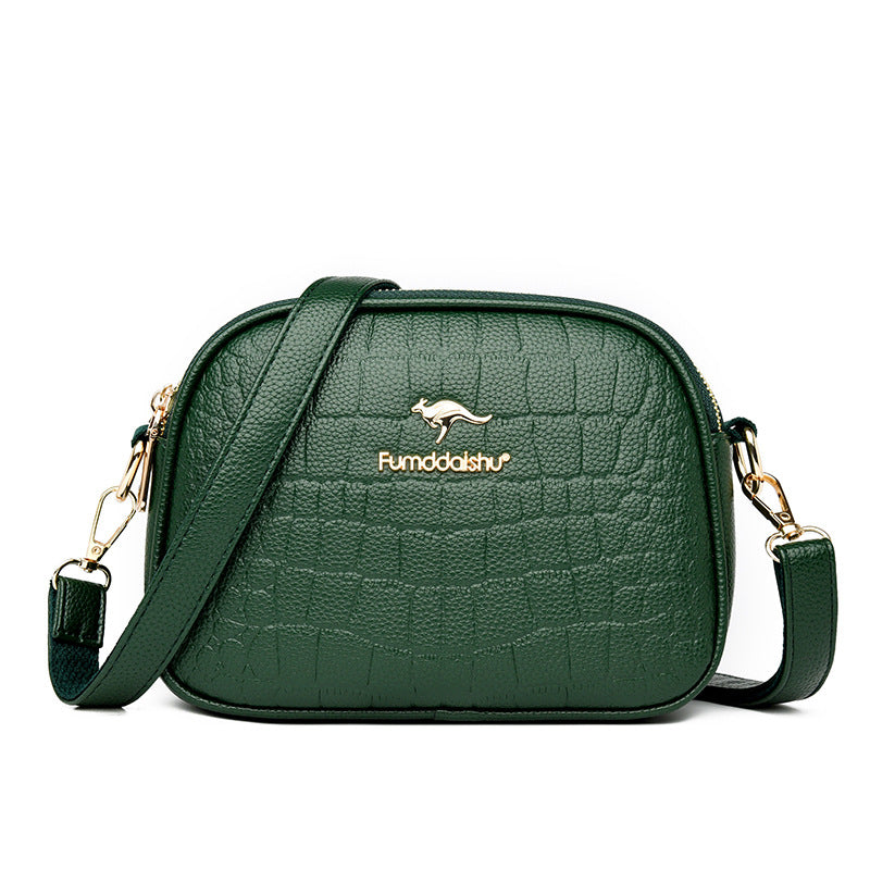 Women's Crocodile Pattern Large Capacity Cell Trendy Crossbody Bags