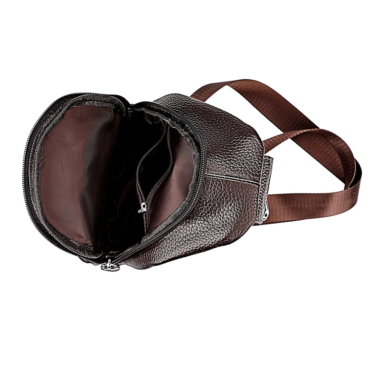 Women's & Men's & Fashion First Layer Cowhide Korean Men's Chest Bags
