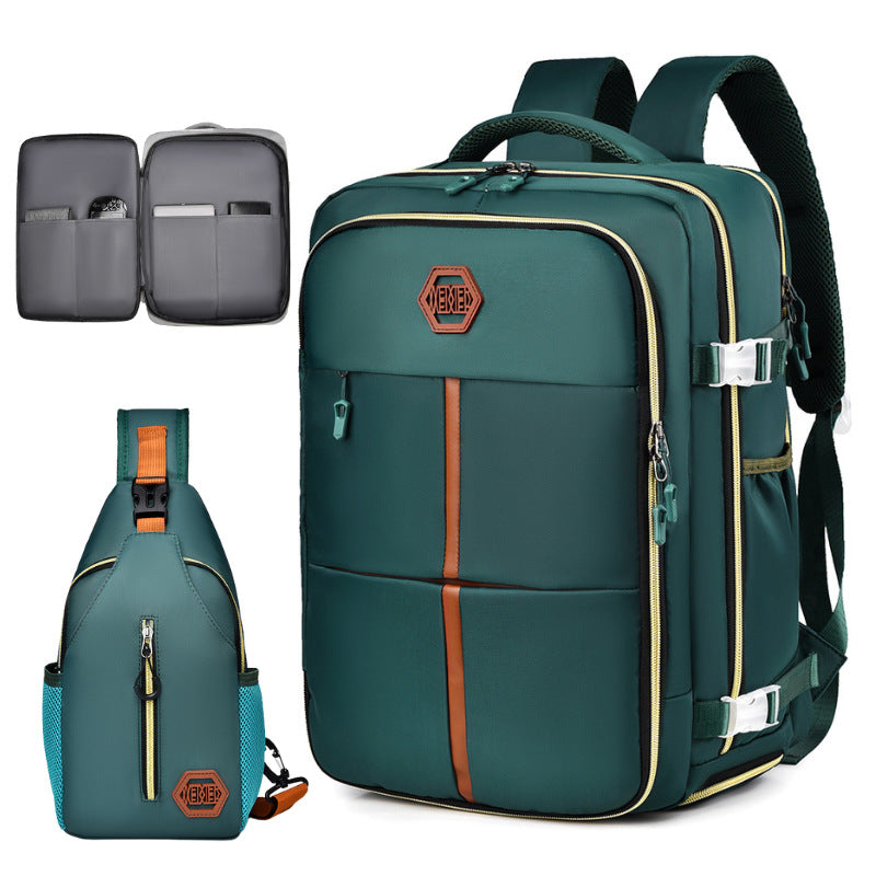 Men's Large Capacity Simple Style Inch Computer Backpacks