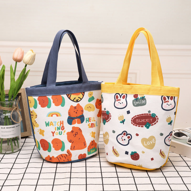 Gift Full Moon Cute Cartoon Lunch Handbags