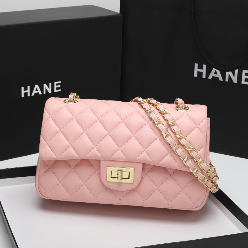 Women's Classic Style Rhombus Chain Fashion Crossbody Bags